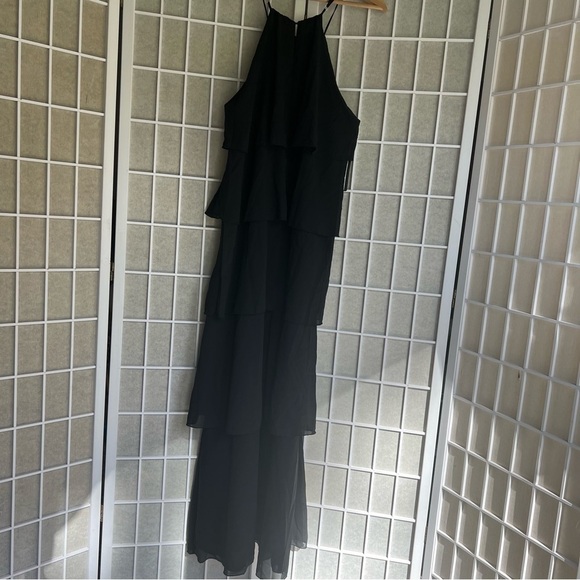 NWT HYFVE Layers of fabulous maxi dress small black halter dress - Picture 6 of 15